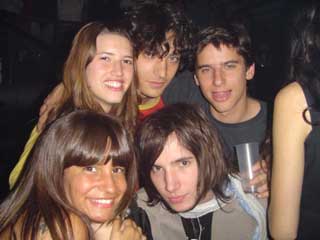 Ame, Lucho, Cuak, La Negri y Pipa